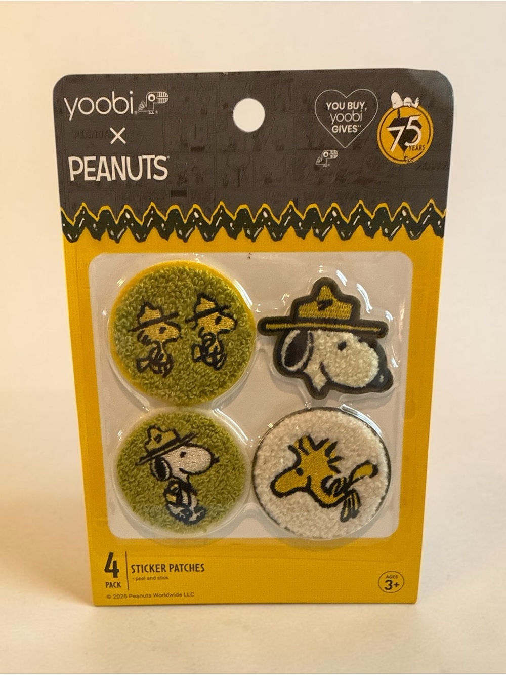 Yoobi Peanuts Sticker Patches